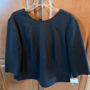 Liz Claiborne Black Dolman Top